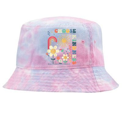   Choose Kindness Be Kind Inspirational Tie-Dyed Bucket Hat