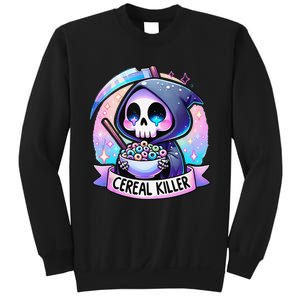 Cereal Killer Breakfast Cereal Bowl Cereals Skull Skeleton Gift Sweatshirt