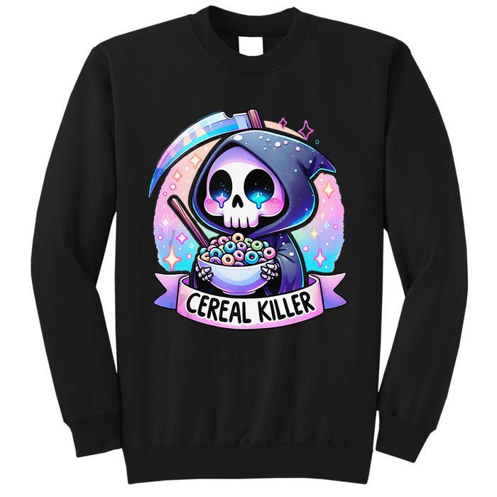 Cereal Killer Breakfast Cereal Bowl Cereals Skull Skeleton Gift Sweatshirt