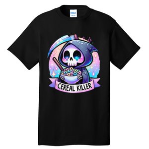 Cereal Killer Breakfast Cereal Bowl Cereals Skull Skeleton Gift Tall T-Shirt