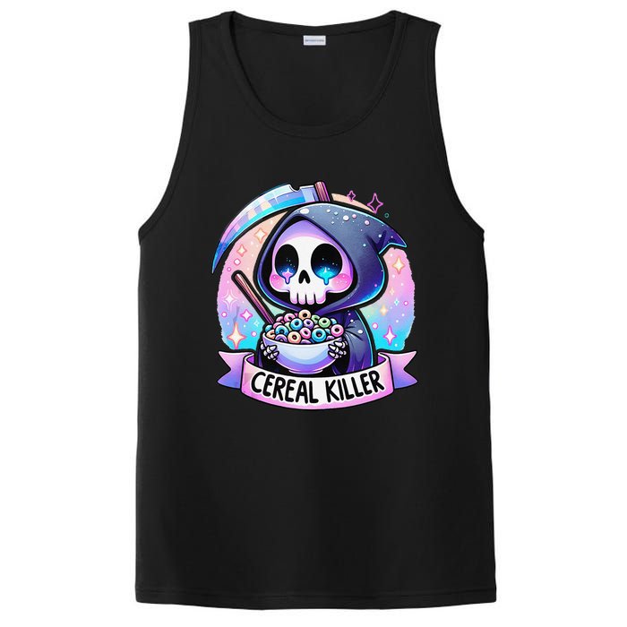 Cereal Killer Breakfast Cereal Bowl Cereals Skull Skeleton Gift PosiCharge Competitor Tank