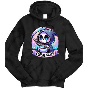 Cereal Killer Breakfast Cereal Bowl Cereals Skull Skeleton Gift Tie Dye Hoodie