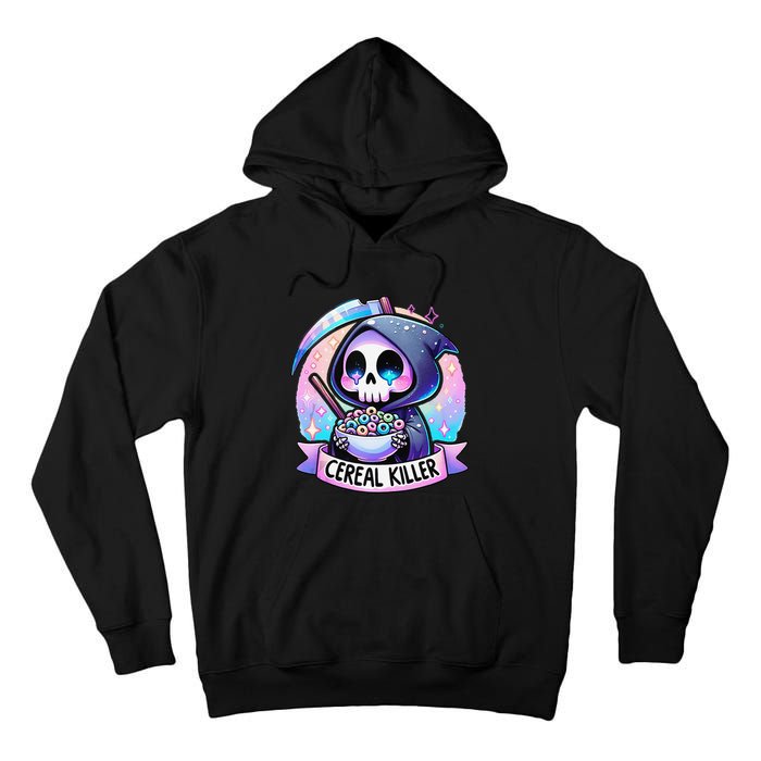 Cereal Killer Breakfast Cereal Bowl Cereals Skull Skeleton Gift Tall Hoodie