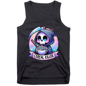 Cereal Killer Breakfast Cereal Bowl Cereals Skull Skeleton Gift Tank Top