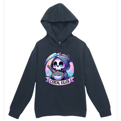 Cereal Killer Breakfast Cereal Bowl Cereals Skull Skeleton Gift Urban Pullover Hoodie