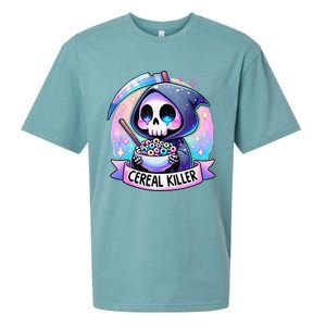 Cereal Killer Breakfast Cereal Bowl Cereals Skull Skeleton Gift Sueded Cloud Jersey T-Shirt