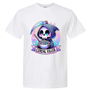 Cereal Killer Breakfast Cereal Bowl Cereals Skull Skeleton Gift Garment-Dyed Heavyweight T-Shirt