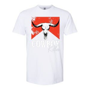 Cowboy Killers Bull Skull Howdy Punchy Western Country Music Softstyle CVC T-Shirt