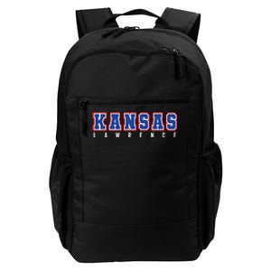 Cool KANSAS Blue & Red Kansas All Caps KANSAS Old School Daily Commute Backpack