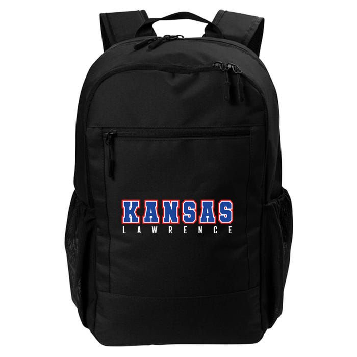 Cool KANSAS Blue & Red Kansas All Caps KANSAS Old School Daily Commute Backpack