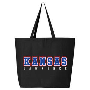 Cool KANSAS Blue & Red Kansas All Caps KANSAS Old School 25L Jumbo Tote