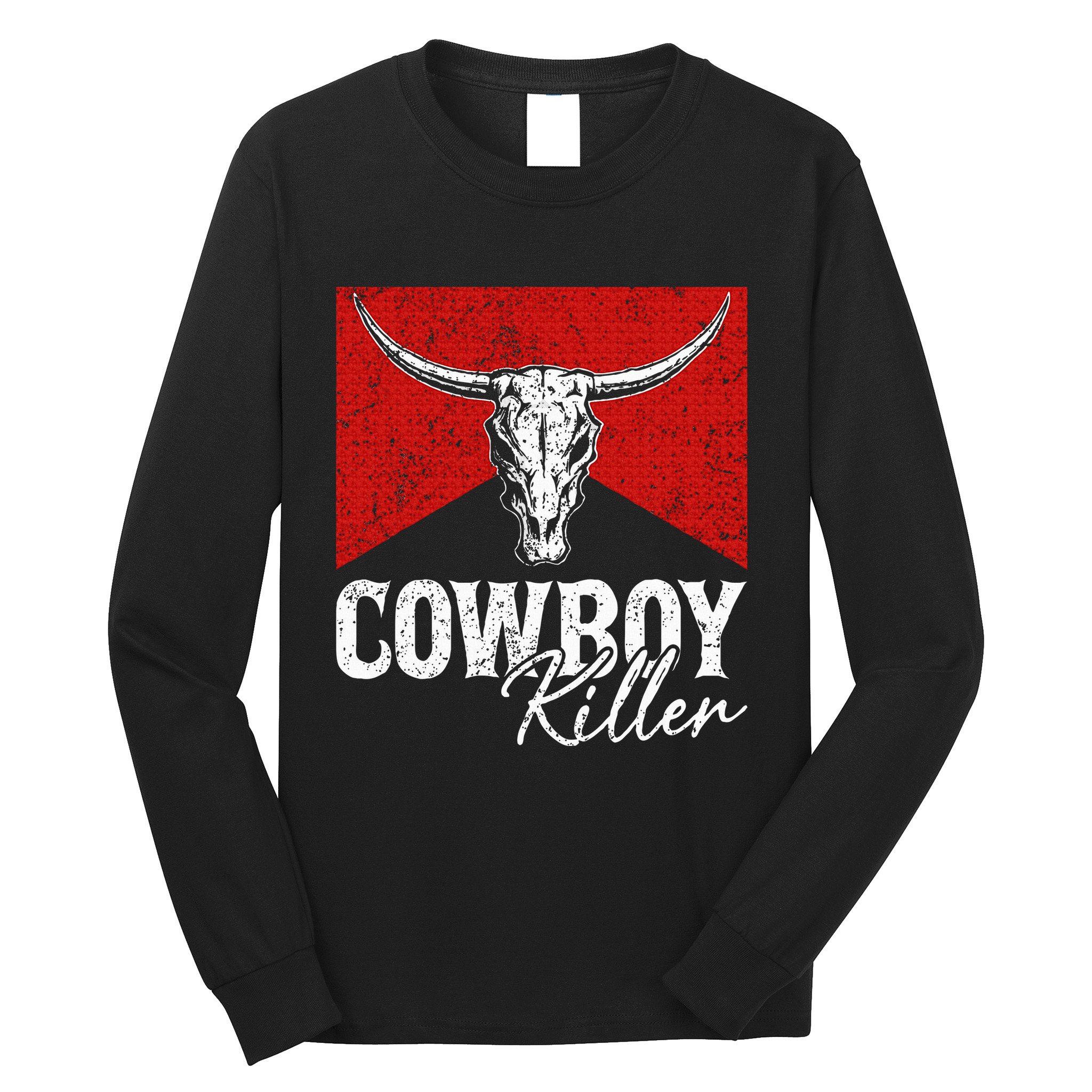 Cowboy Killers Bull Skull Howdy Long Sleeve Shirt