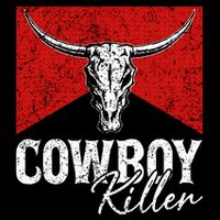 Cowboy Killers Bull Skull Howdy Button