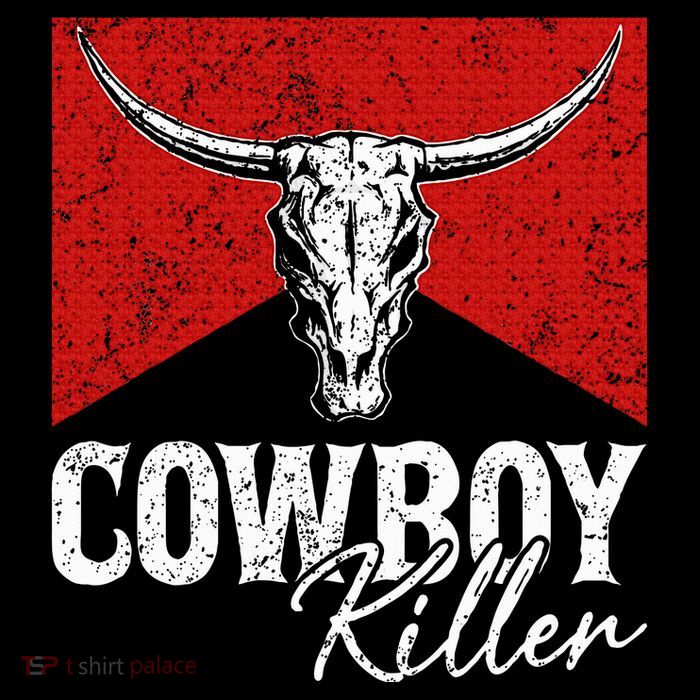 Cowboy Killers Bull Skull Howdy Premium T-Shirt