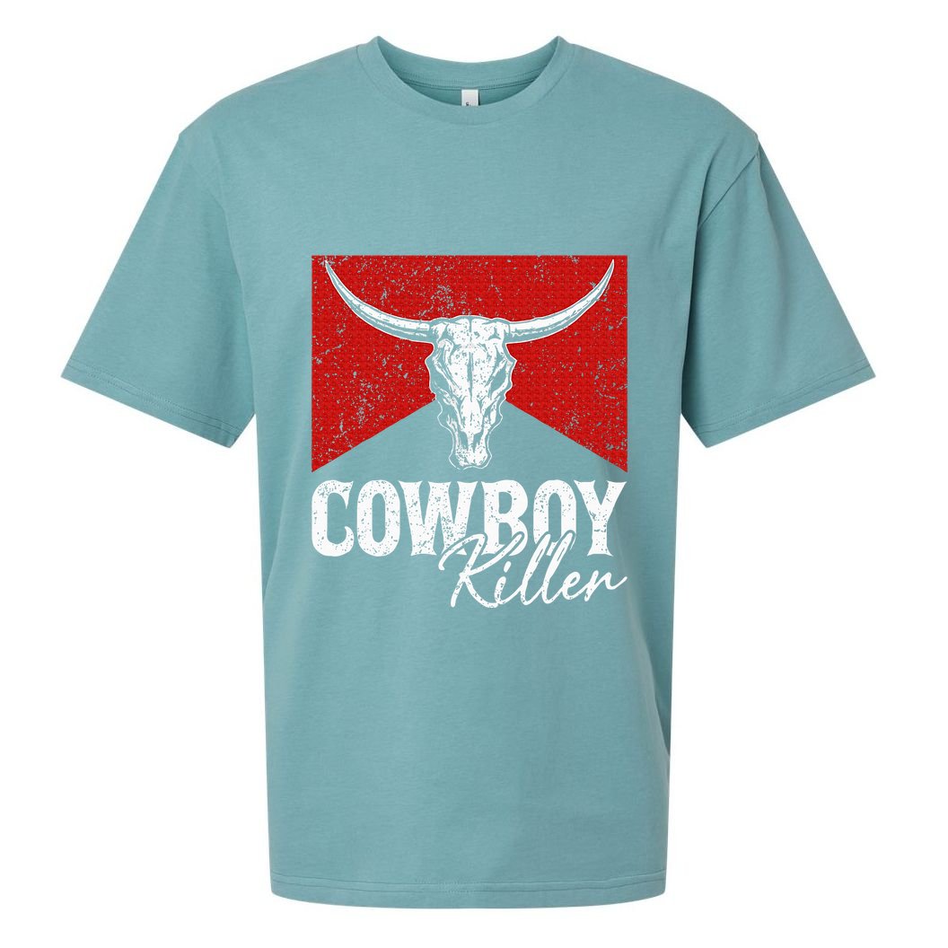 Cowboy Killers Bull Skull Howdy Sueded Cloud Jersey T-Shirt