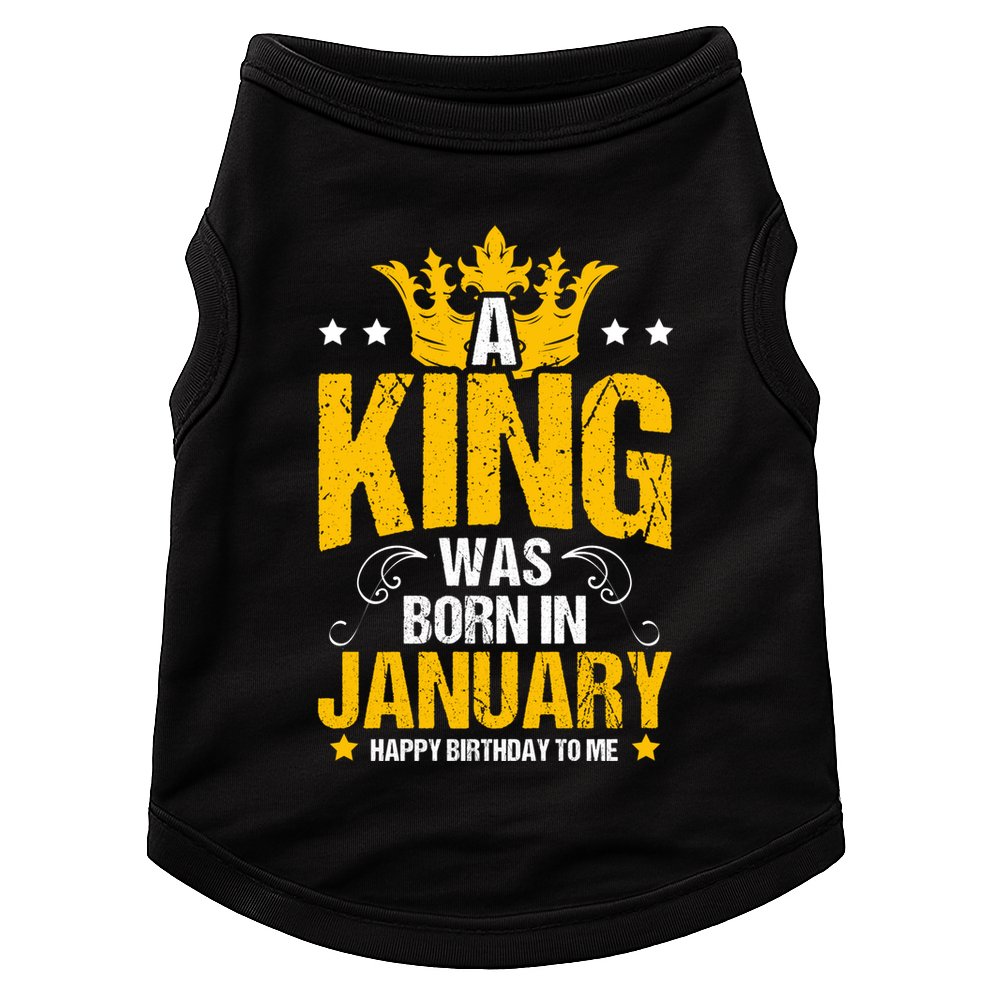 Cute King Birthday Royalty Party Design Gift Doggie Tank