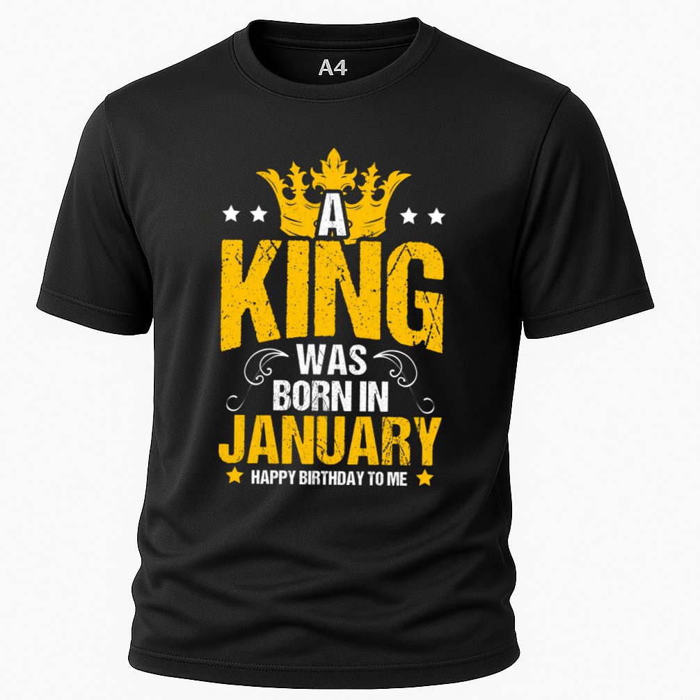 Cute King Birthday Royalty Party Design Gift Cooling Performance Crew T-Shirt