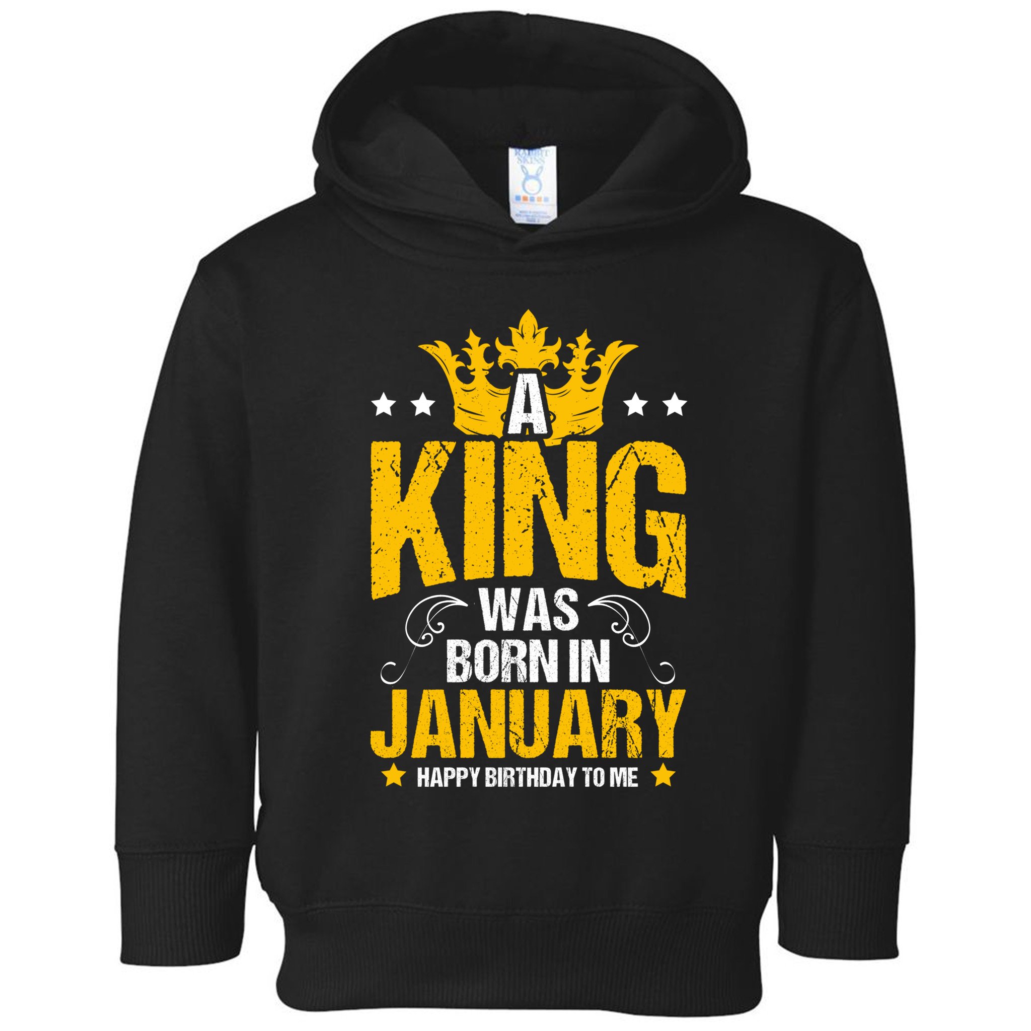 Cute King Birthday Royalty Party Design Gift Toddler Hoodie