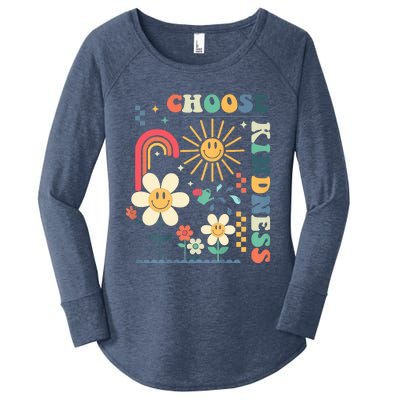 Choose Kindness Be Kind Inspirational Women's Perfect Tri Tunic Long Sleeve Shirt