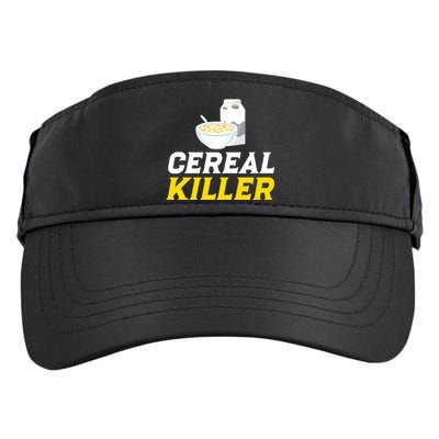 Cereal Killer Breakfast Lover Funny Adult Drive Performance Visor