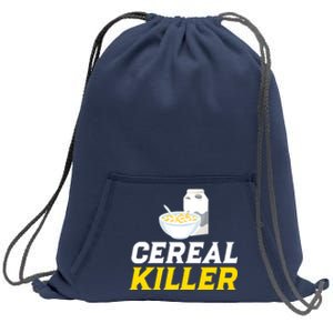 Cereal Killer Breakfast Lover Funny Sweatshirt Cinch Pack Bag