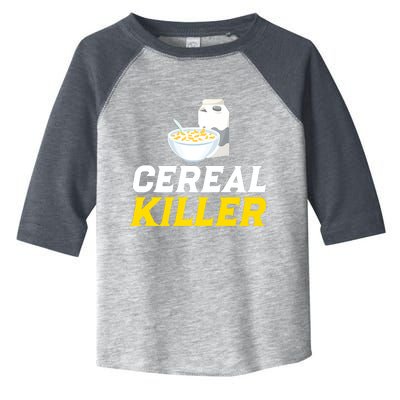 Cereal Killer Breakfast Lover Funny Toddler Fine Jersey T-Shirt