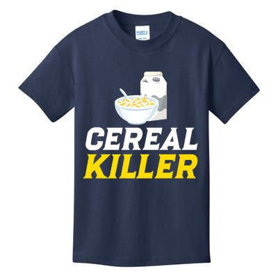 Cereal Killer Breakfast Lover Funny Kids T-Shirt