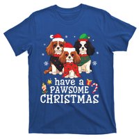 Cavalier King Charles Spaniel Dogs Have A Pawsome Christmas Gift T-Shirt