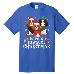 Cavalier King Charles Spaniel Dogs Have A Pawsome Christmas Gift Tall T-Shirt