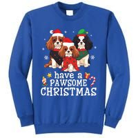 Cavalier King Charles Spaniel Dogs Have A Pawsome Christmas Gift Tall Sweatshirt