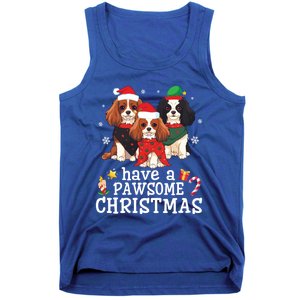 Cavalier King Charles Spaniel Dogs Have A Pawsome Christmas Gift Tank Top