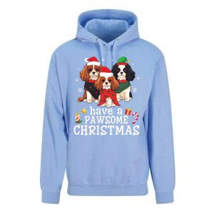 Cavalier King Charles Spaniel Dogs Have A Pawsome Christmas Gift Unisex Surf Hoodie