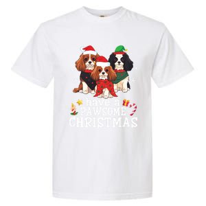 Cavalier King Charles Spaniel Dogs Have A Pawsome Christmas Gift Garment-Dyed Heavyweight T-Shirt