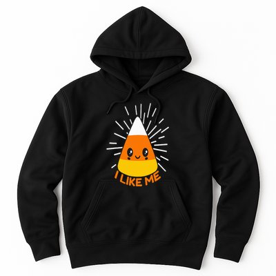 Cute Kawaii Candy Corn I Like Me Thanksgiving & Christmas Hoodie