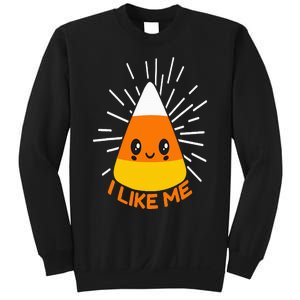 Cute Kawaii Candy Corn I Like Me Thanksgiving & Christmas Sweatshirt