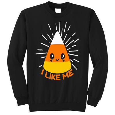 Cute Kawaii Candy Corn I Like Me Thanksgiving & Christmas Sweatshirt