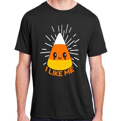 Cute Kawaii Candy Corn I Like Me Thanksgiving & Christmas Adult ChromaSoft Performance T-Shirt