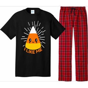 Cute Kawaii Candy Corn I Like Me Thanksgiving & Christmas Pajama Set