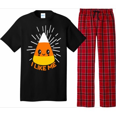 Cute Kawaii Candy Corn I Like Me Thanksgiving & Christmas Pajama Set