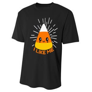 Cute Kawaii Candy Corn I Like Me Thanksgiving & Christmas Performance Sprint T-Shirt