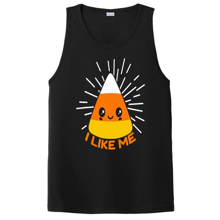 Cute Kawaii Candy Corn I Like Me Thanksgiving & Christmas PosiCharge Competitor Tank