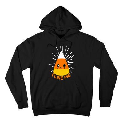 Cute Kawaii Candy Corn I Like Me Thanksgiving & Christmas Tall Hoodie