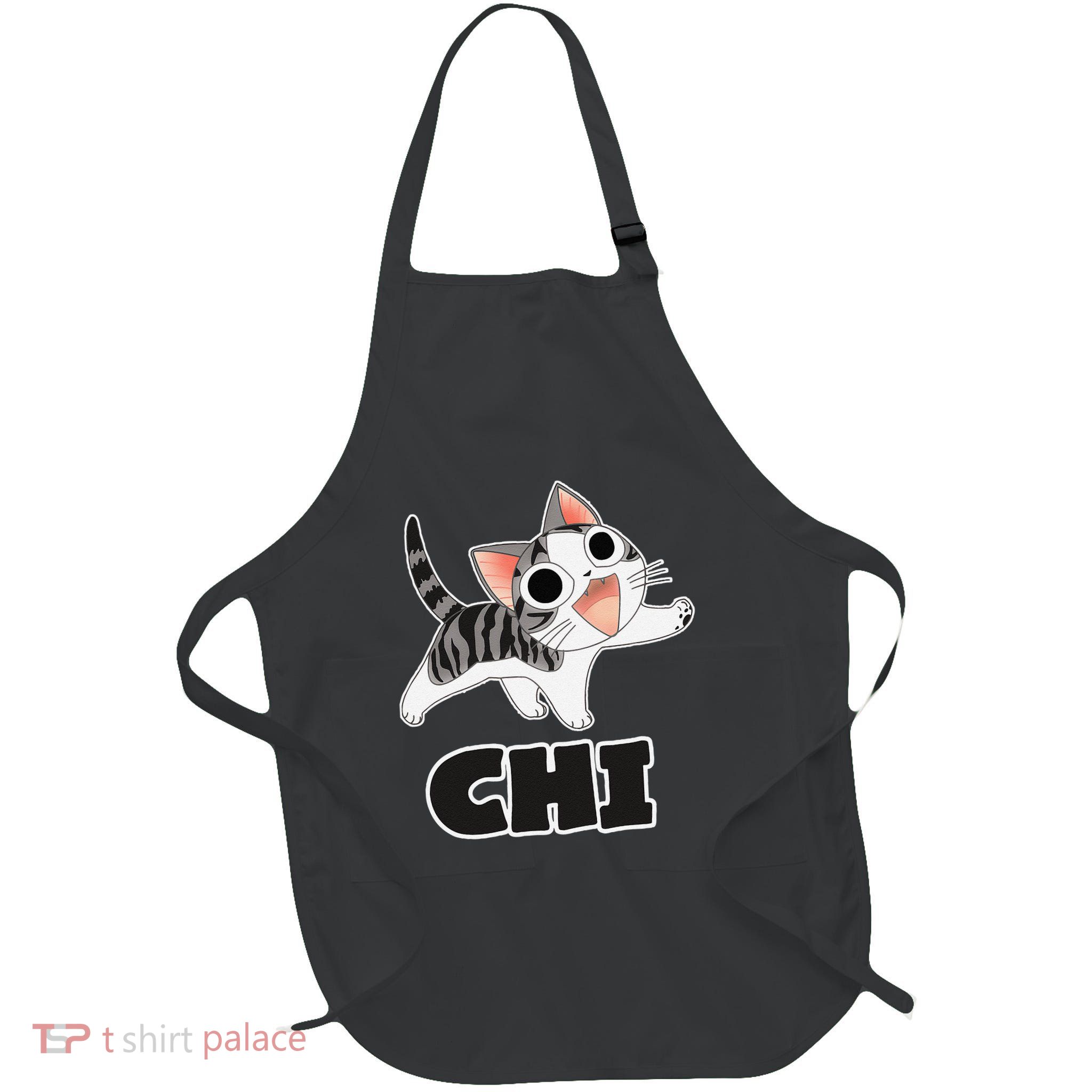 Cute Kawaii Cat ChiS Birthday Anime Manga Japanese Lover Full-Length Apron With Pockets