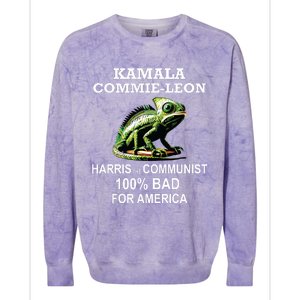 Comrade Kamala Commie Leon Commieleon Communist Harris Colorblast Crewneck Sweatshirt