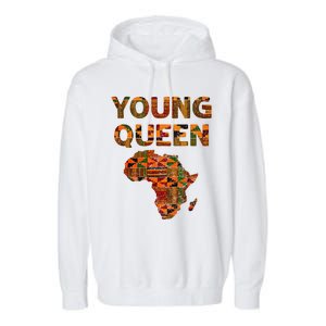 Cool Kente Cloth Art African Print African Queen Garment-Dyed Fleece Hoodie