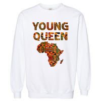 Cool Kente Cloth Art African Print African Queen Garment-Dyed Sweatshirt