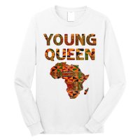 Cool Kente Cloth Art African Print African Queen Long Sleeve Shirt