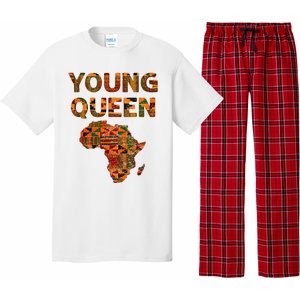 Cool Kente Cloth Art African Print African Queen Pajama Set