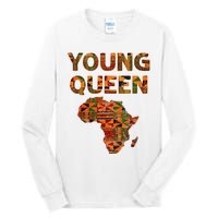 Cool Kente Cloth Art African Print African Queen Tall Long Sleeve T-Shirt