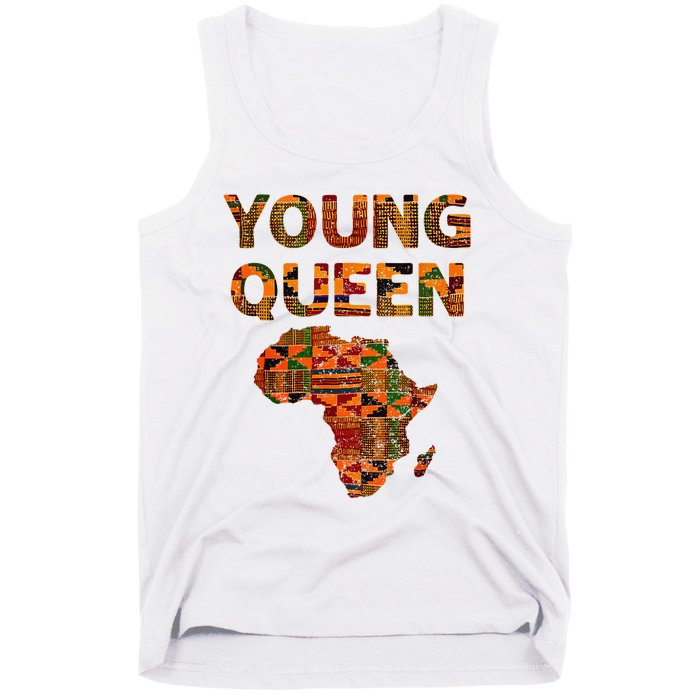 Cool Kente Cloth Art African Print African Queen Tank Top